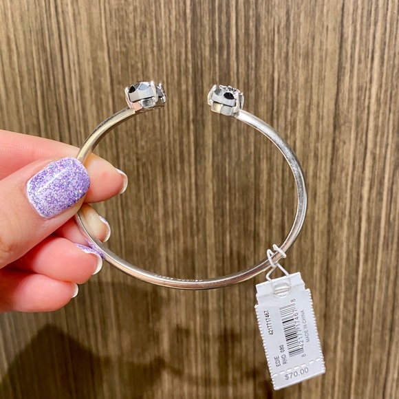 [SOLD] Kendra Scott Edie Bracelet Platinum Drusy - Picture 2 of 5